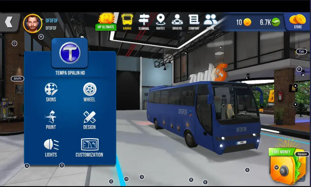 Bus customization