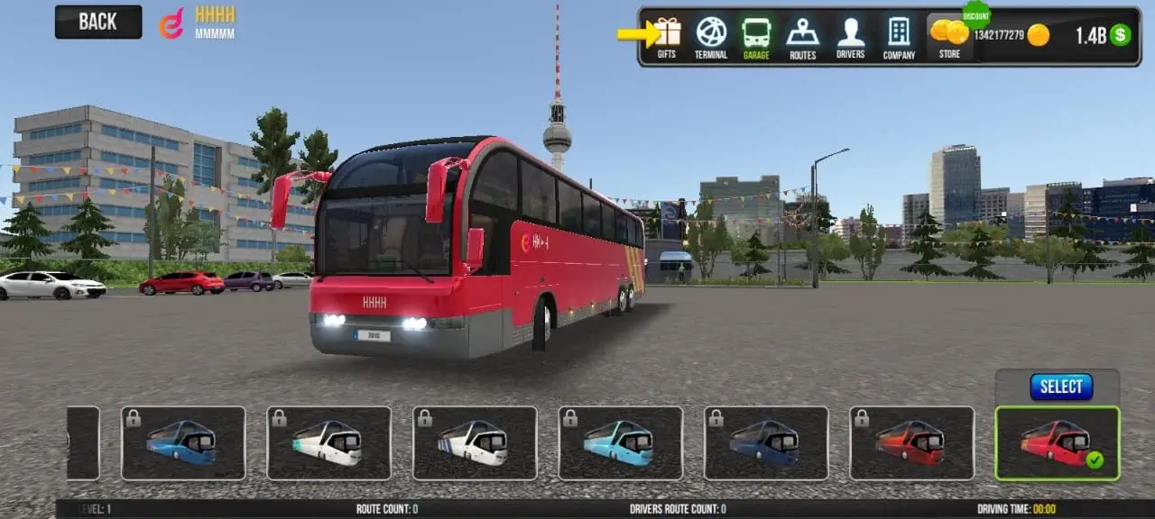 Bus selection